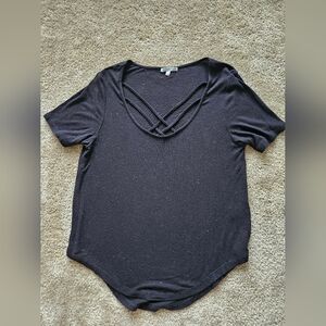 Charlotte Russe Classic Black Knit Top